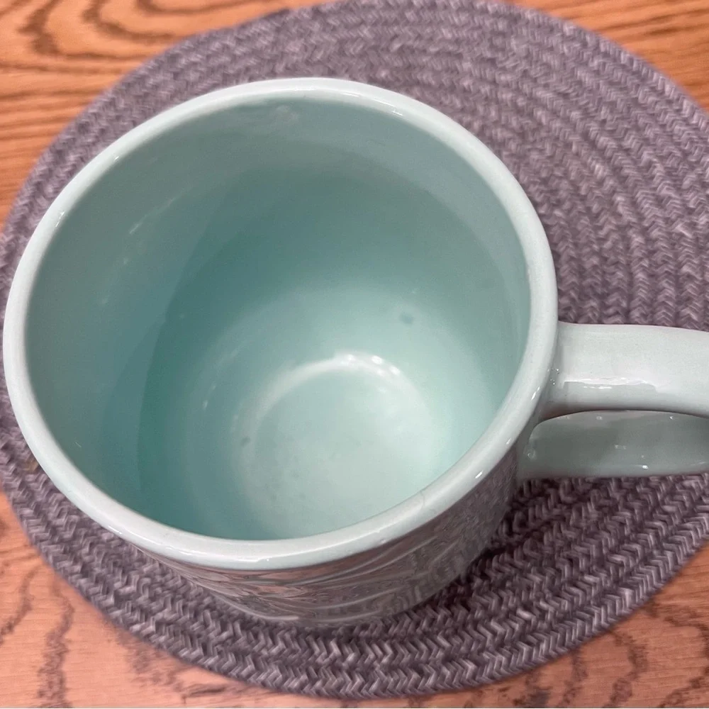 Large Huge Teal Mug